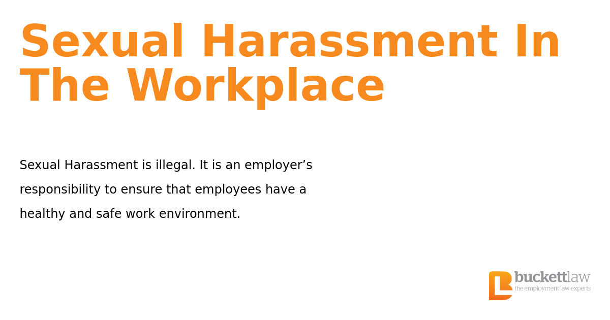 Sexual Harassment In The Workplace